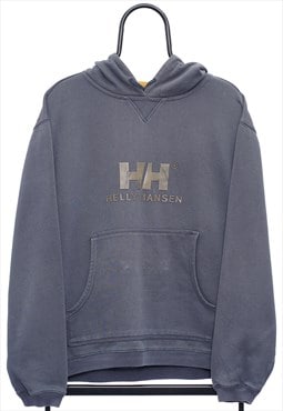 Vintage Helly Hansen Graphic Grey Hoodie Womens