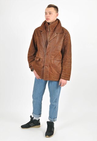VINTAGE 90'S SUEDE LEATHER JACKET