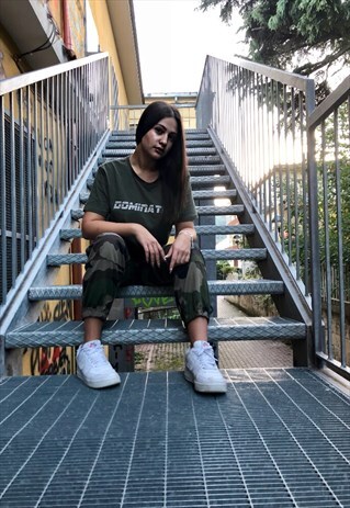 BAAD T-SHIRT KAKI DOMINATION ( SILVER REFLECTIV )