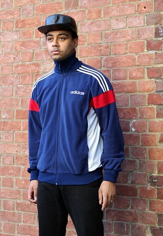 VINTAGE ADIDAS VELOUR TRACKSUIT JACKET