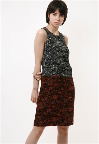 90S VINTAGE SUMMER BOTTEGA VENETA MINI SETA DRESS 2639