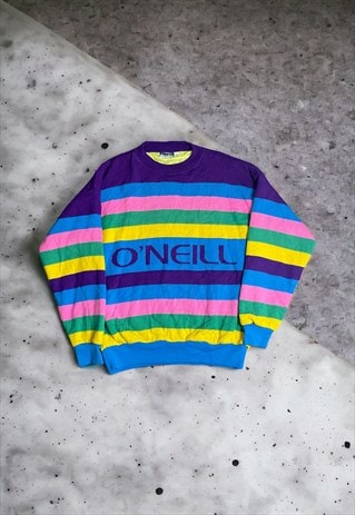 VINTAGE MEN'S O'NEILL STRIPED JUMPER