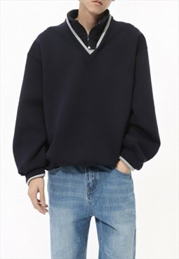 Men's Design stand collar sweatshirt AW24 Vol.1