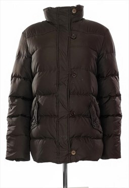 Lauren Ralph Lauren Puffer Jacket In Brown Size M UK 10