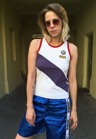 VINTAGE 90' OLDSCHOOL COOL CLASSIC ADIDAS CREAM TOP