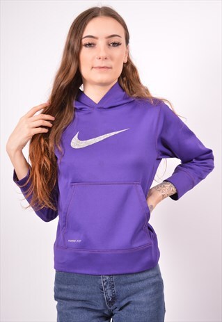 VINTAGE NIKE HOODIE JUMPER PURPLE
