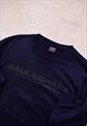 PAUL & SHARK BLUE SPELL OUT SWEATER