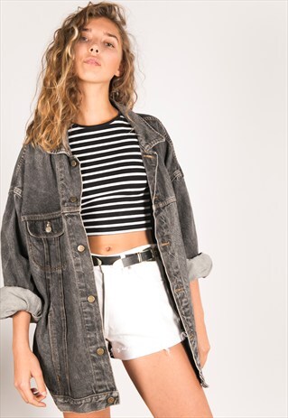 VINTAGE 80S LEE DENIM TRUCKER / C802