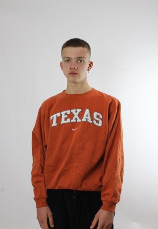 VINTAGE NIKE TEXAS CREW NECK