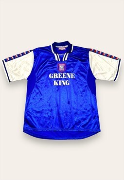 Vintage 1997-98 Authentic Ipswich Town Football Shirt
