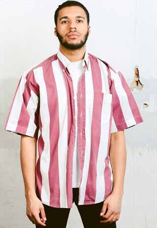 VINTAGE STRIPE PATTERN SHIRT