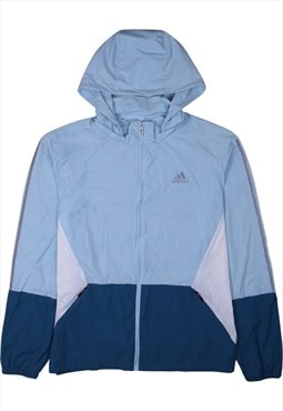 Vintage 90's Adidas Windbreaker Hooded Full Zip Up