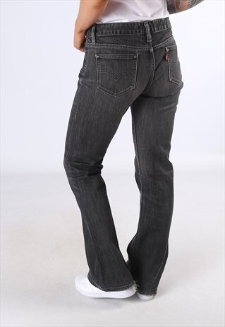 LEVIS 534 LOW FLARE DENIM JEANS FLARED LEG UK 12 (DC5H)