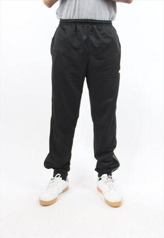 VINTAGE PUMA BLACK TRACKSUIT BOTTOMS