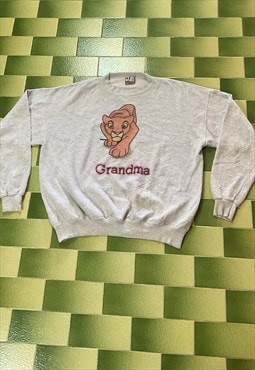 Vintage 90s Disney Lion King Simba Nala Sweatshirt Size XL