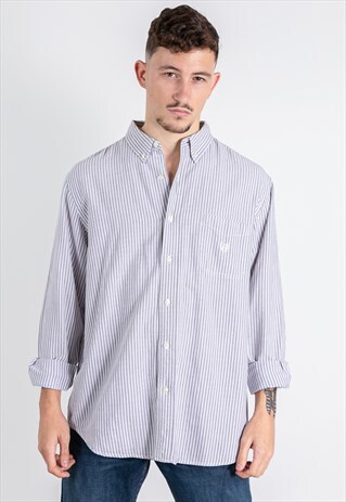 VINTAGE 80S CHAPS SHIRT BY POLO RALPH LAUREN / S9369