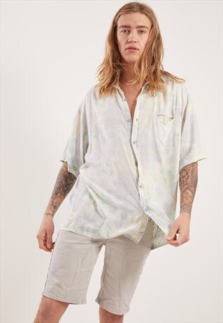 VINTAGE PATTERNED SHORT SLEEVE SHIRT