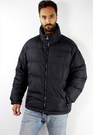 VINTAGE ELLESSE PUFFER JACKET BLACK