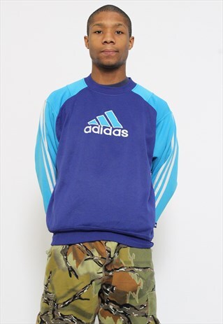 VINTAGE ADIDAS CREW NECK TRACK TOP