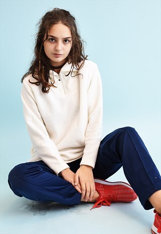 90'S RETRO ATHLEISURE SPORTS FLEECE NEUTRAL SWEATSHIRT