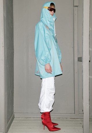 VINTAGE OVERSIZED ANORAK / RAVE JACKET / 1990S