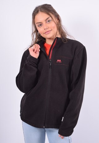 VINTAGE HELLY HANSEN FLEECE JACKET BLACK