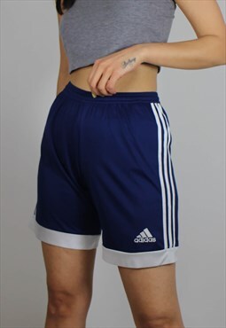 Vintage Adidas Shorts w Logo Front & Three Stripes