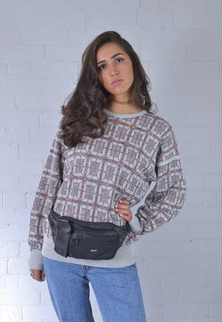 VINTAGE 90S LEATHER BUMBAG