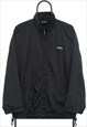 Vintage Adidas 90s Black Windbreaker Jacket Mens