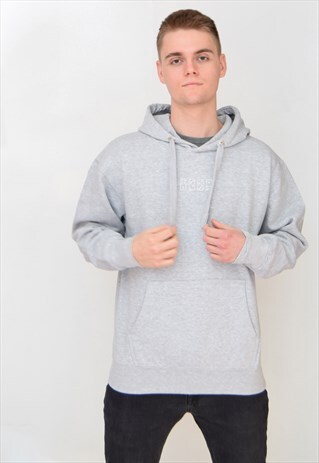 GREY DOMINO (WHITE) HOODIE