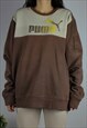 VINTAGE PUMA SWEATSHIRT W SPELL OUT LOGO FRONT