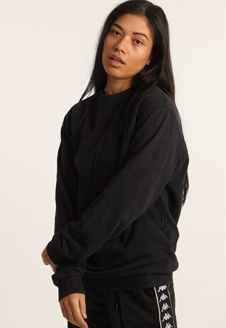 VINTAGE HUGO BOSS EMBROIDERED SPELLOUT SWEATSHIRT