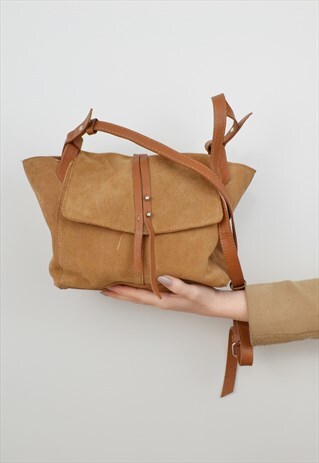 SUEDE SHOULDER BAG