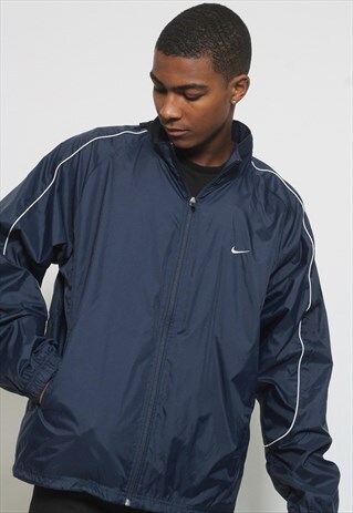 VINTAGE NIKE RAIN JACKET BLUE