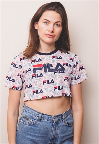 VINTAGE FILA CROP TEE