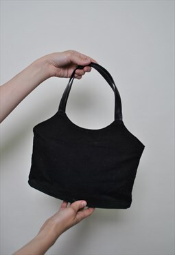 Y2k minimalist shoulder bag, vintage 00s fashion casual mini