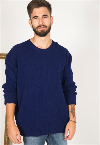 VINTAGE 80S POLO RALPH LAUREN JUMPER / R4214C401
