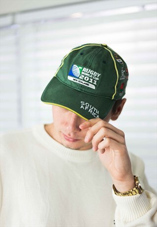 VINTAGE RUGBY LOGO BASEBALL CAP 90S X 3.2