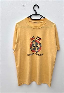Vintage Tommy Hilfiger peach orange T-shirt large 