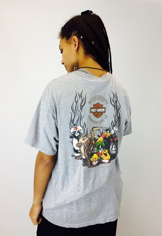 HARLEY DAVIDSON USA LOONEY TUNES T SHIRT