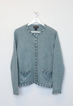 Vintage women's Woolrich sweatshirt in blue. Best fits S