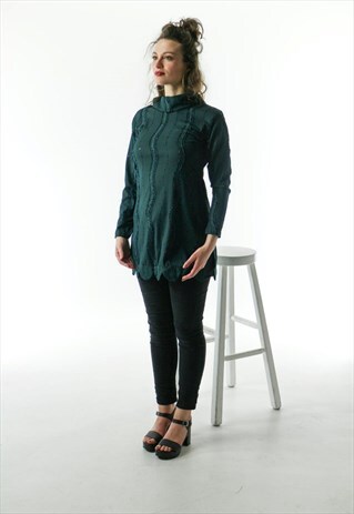 SEQUIN GREEN TUNIC / LONG SLEEVE PARTY DRESS
