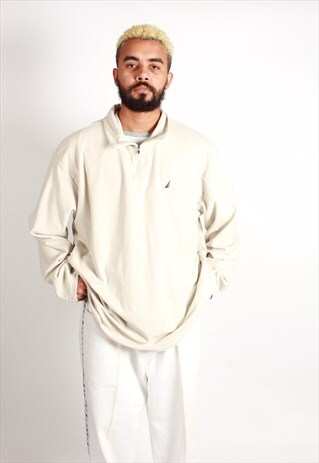 VINTAGE NAUTICA FLEECE BEIGE