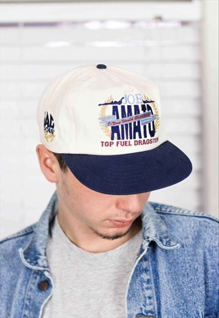 VINTAGE JOE AMATO RACING BASEBALL CAP LOGO 90S ONE SIZE 2.8