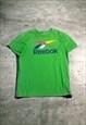 Men's Y2K Full Logo Reebok Spell Out Tshirt 