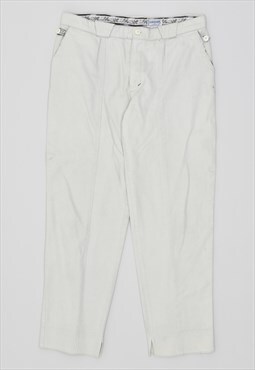 Vintage 00's Y2K Sundenim Trousers Straight Chino Off White