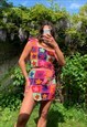WILD ORANGE TREE STARRY HANDMADE CROCHET CROP TOP