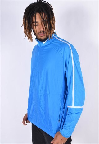 VINTAGE NIKE 1/4 ZIP SWEATSHIRT BLUE