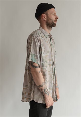 VINTAGE 70S PASTEL BOHO FESTIVAL SHIRT