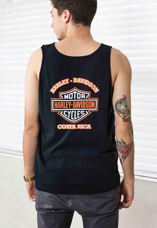 VINTAGE HARLEY-DAVIDSON SLEEVELESS SHIRT LOGO 90S XL 4.5